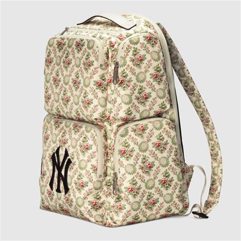 gucci yankee backpack|Gucci Yankees hat.